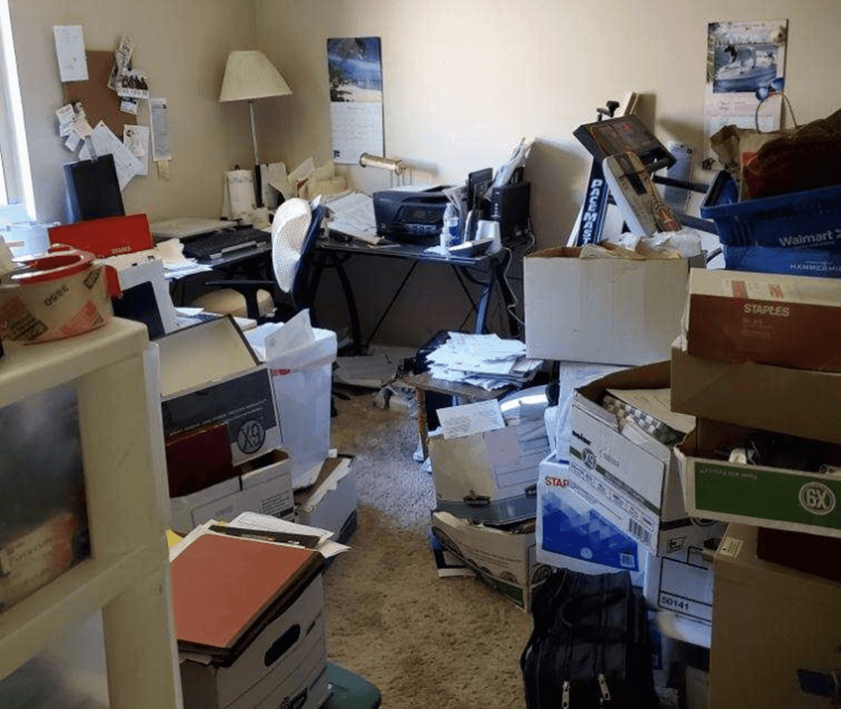 out of control clutter