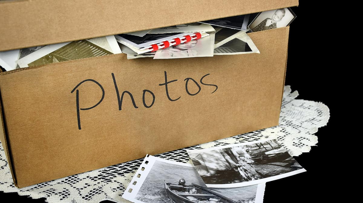 Box of photos